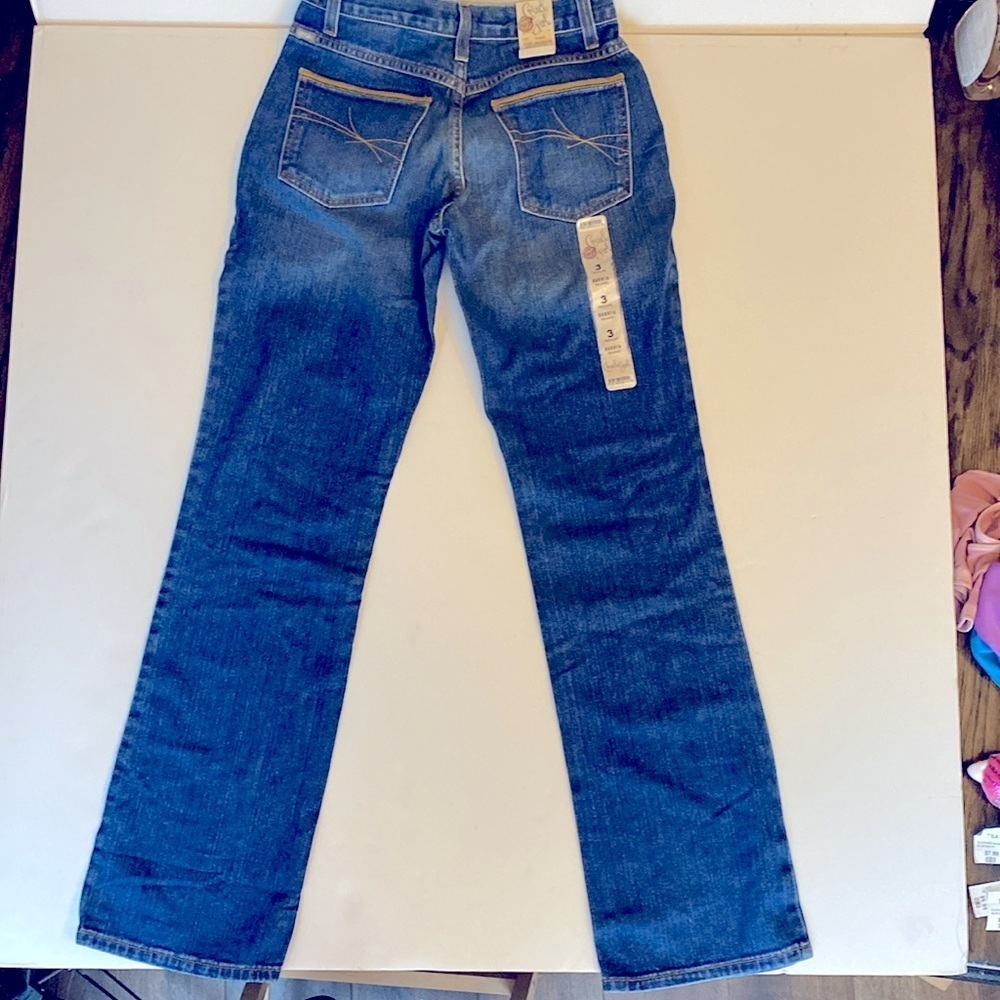 CRUEL GIRL | Dakota Relaxed Stonewashed Women’s Riding Boot Cut Jeans Sz 3 - Picture 3 of 6